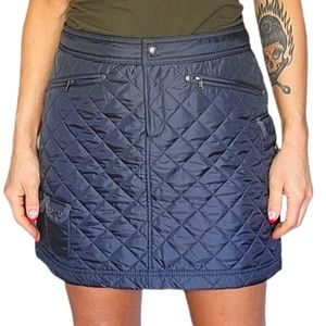 Athleta Puffed Mini Skirt Size 6 Dark Grey